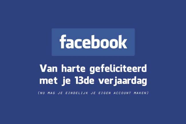 facebook jarig