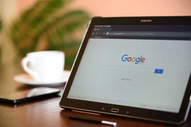 hoger in google met website