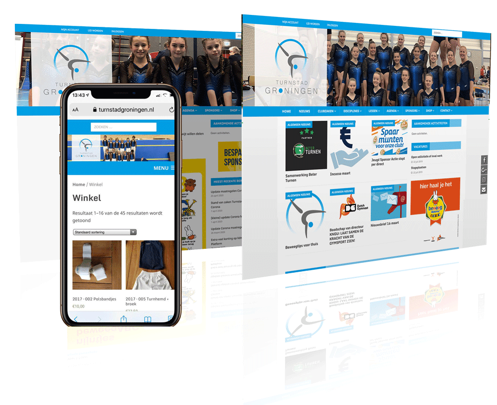 turnstadgroningen | Pixelsz webdesign op maat