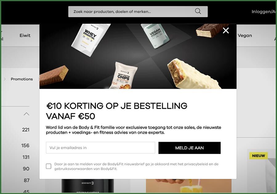 conversie optimalisatie nieuwsbrief inschrijving lead