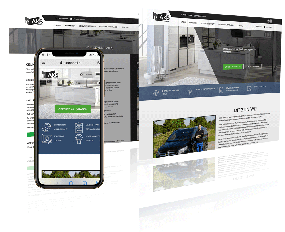 AKS Noord | Pixelsz websign op maat