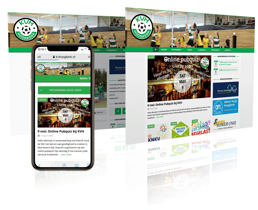 kvhoogkerk.nl | Pixelsz webdesign op maat